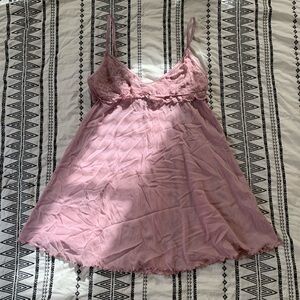 Victorias Secret | Lilac Mesh Lace Slip Nightie Size Medium